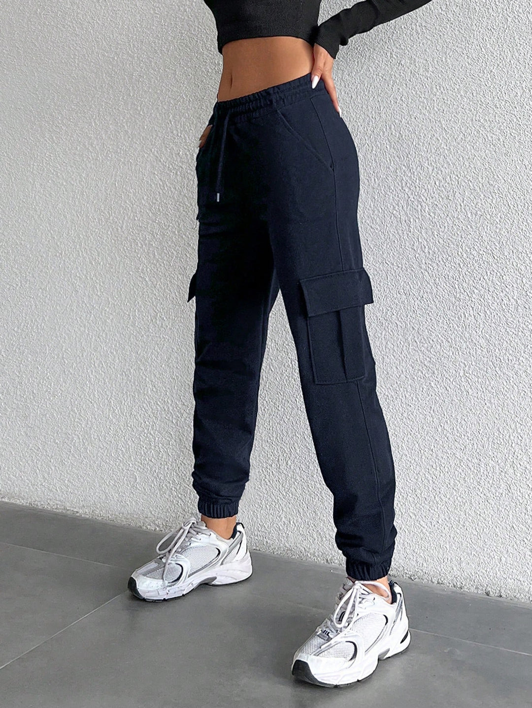 Pantaloni SHEIN, albastru