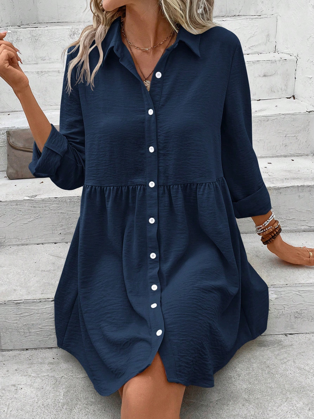 Rochie scurtă SHEIN, albastru
