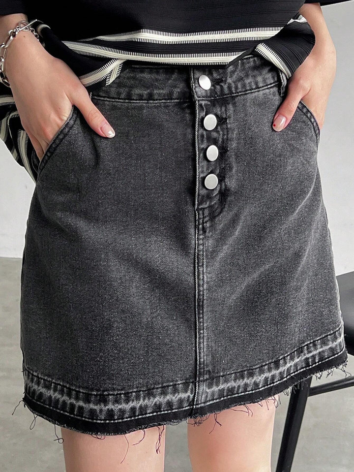 SHEIN miniszoknya, fekete