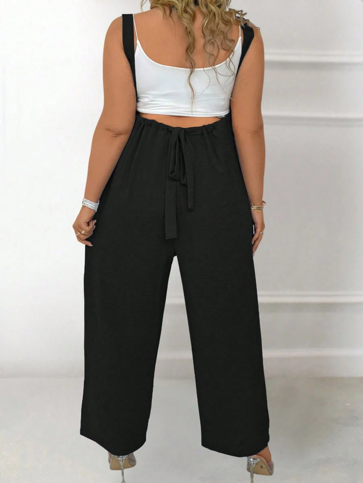Salopetă Shein Curve+, negru