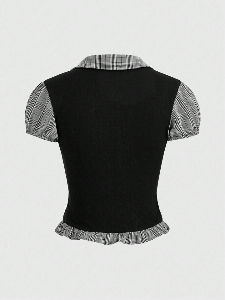 Top Shein, mix culori