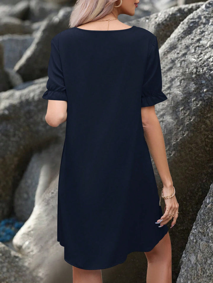 Rochie scurtă SHEIN, albastru