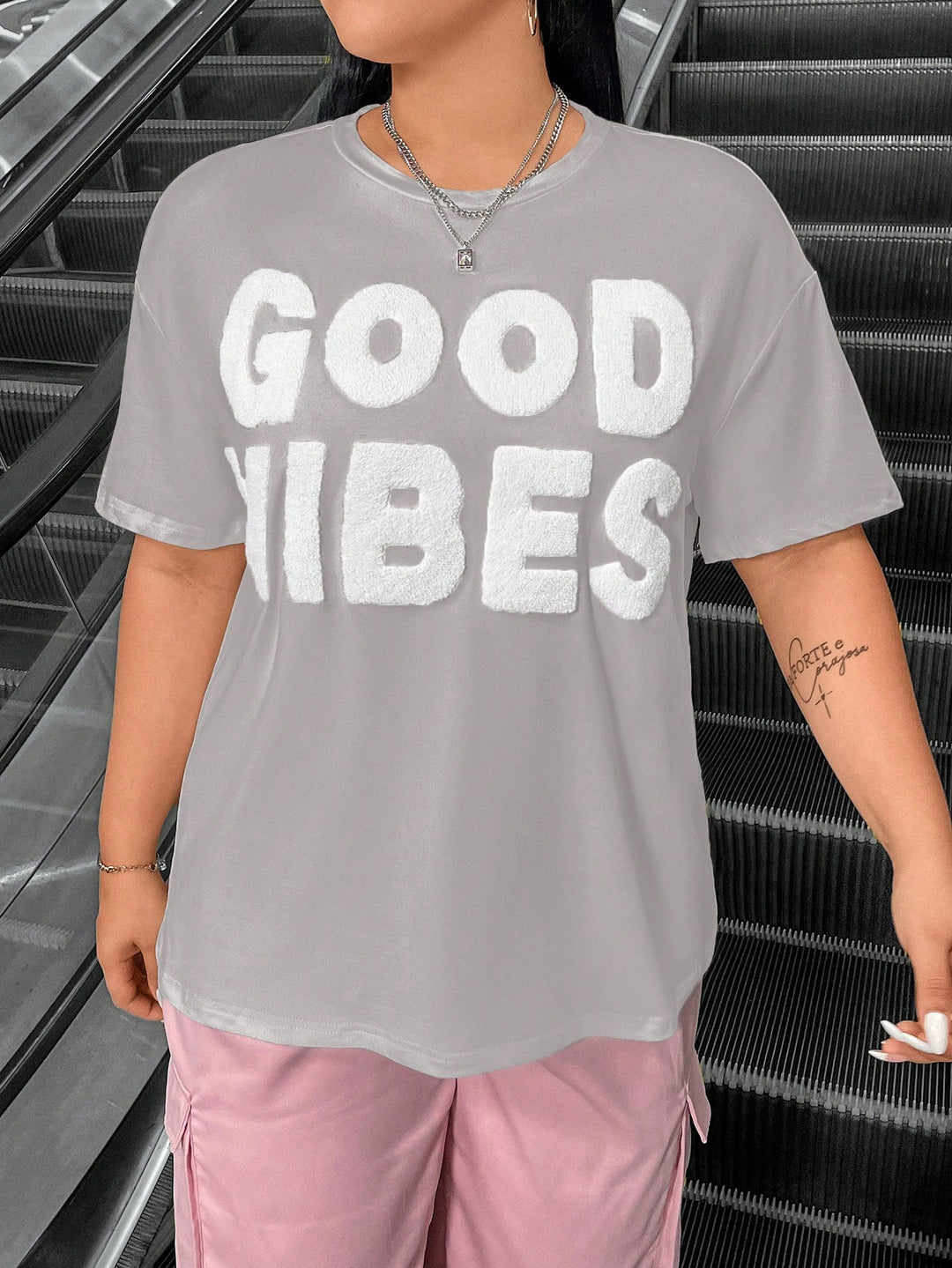 Tricou SHEIN, gri