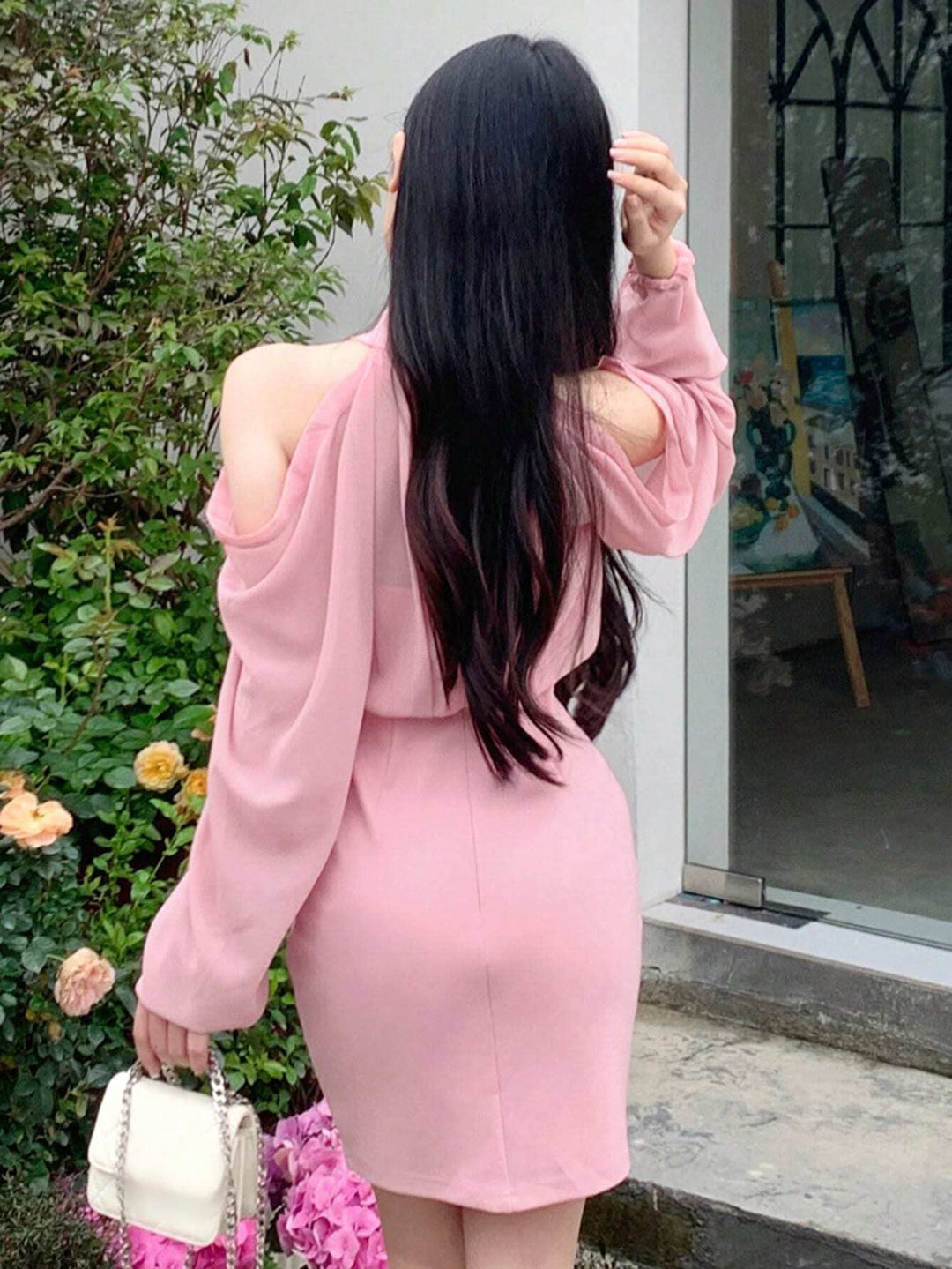 Rochie mini SHEIN, roz