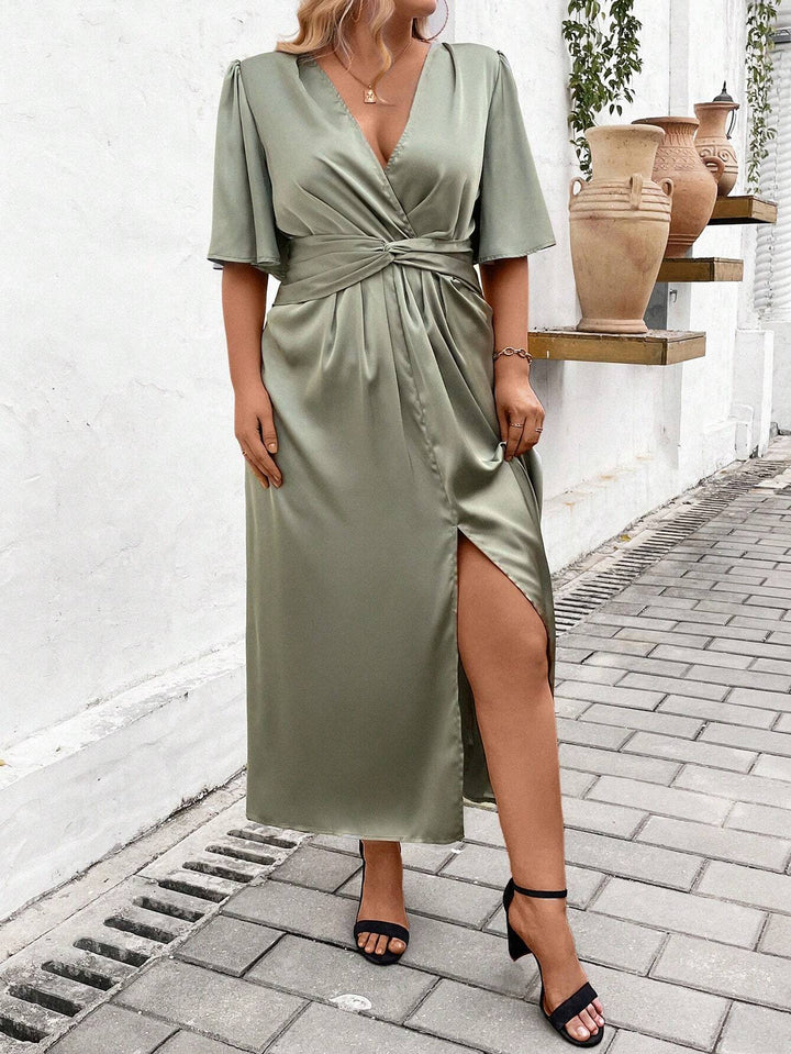 SHEIN zöld maxi ruha