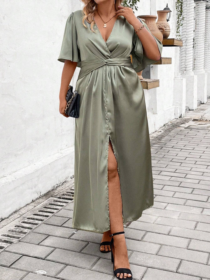 SHEIN zöld maxi ruha