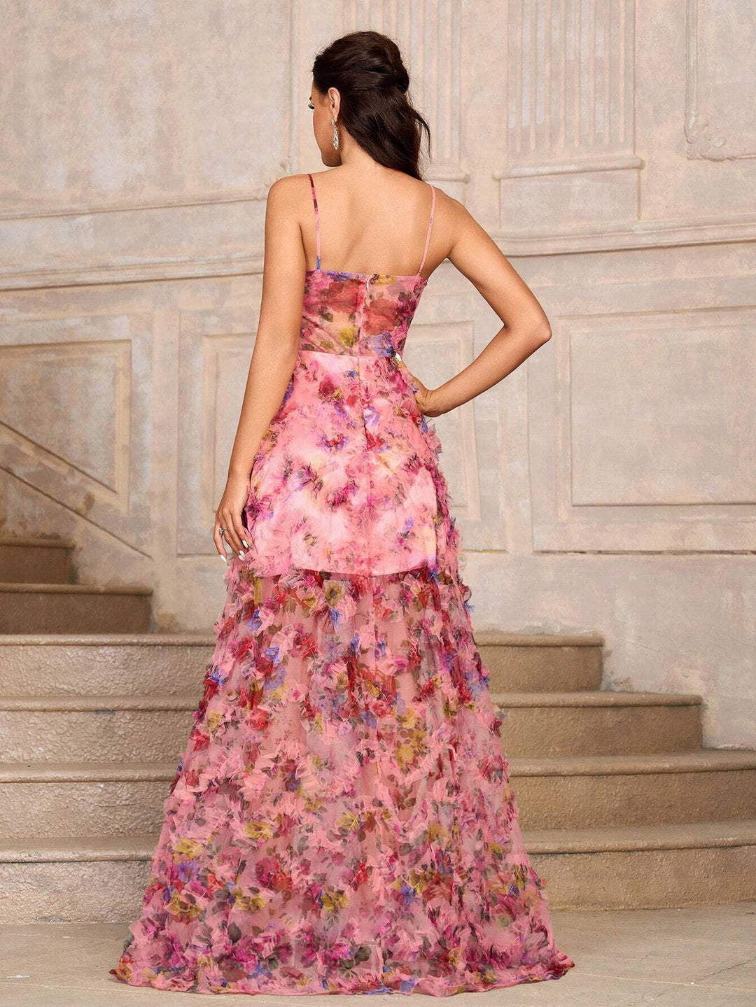 Rochie maxi SHEIN, mix culori