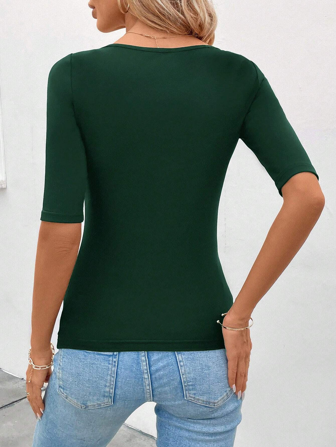 SHEIN blúz, zöld