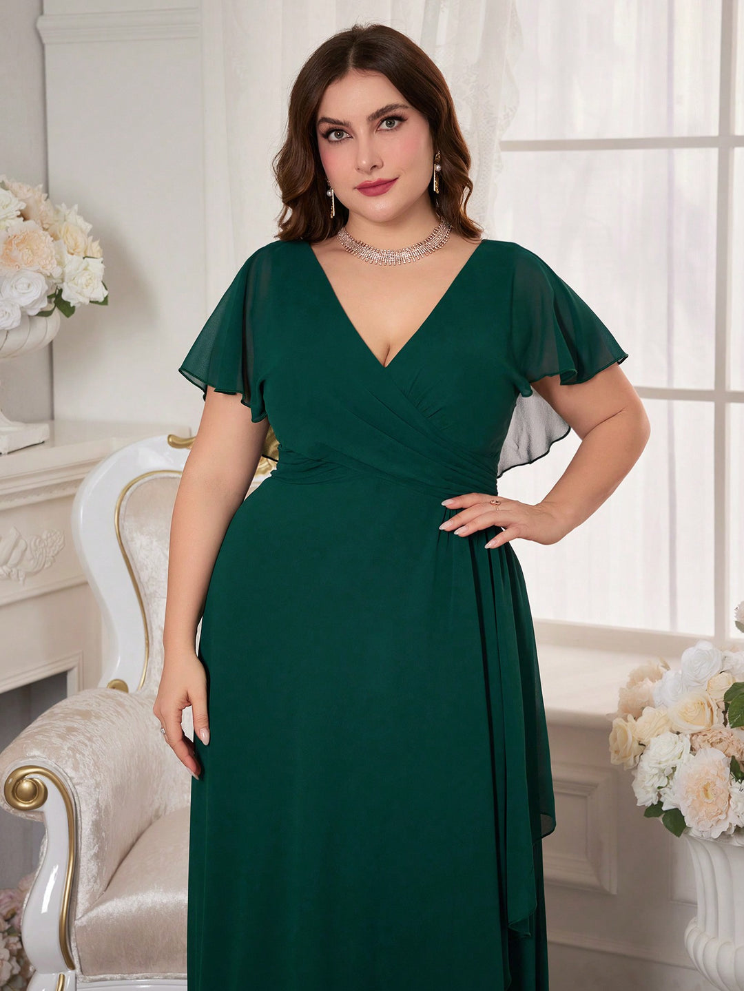 Rochie SHEIN, verde