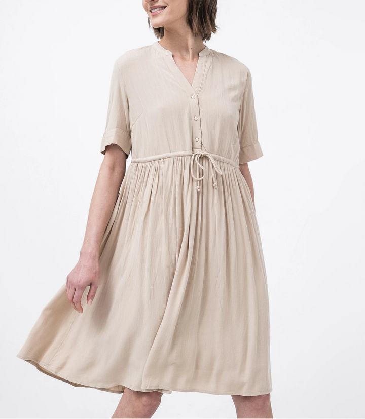 Rochie mini PIECES, bej