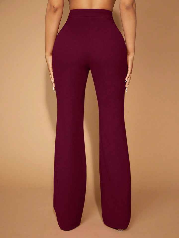 Pantaloni SHEIN, vișiniu