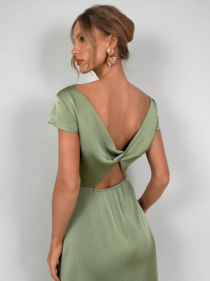 Rochie maxi SHEIN, verde