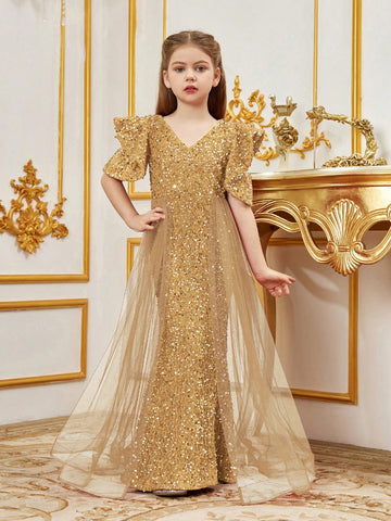 Rochie SHEIN, auriu