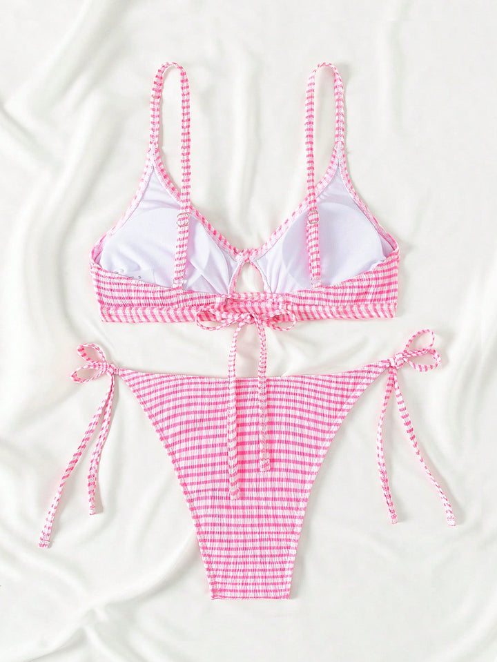 Set bikini SHEIN, roz
