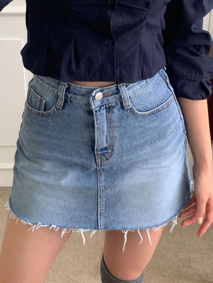 Fustă pantalon SHEIN, albastru