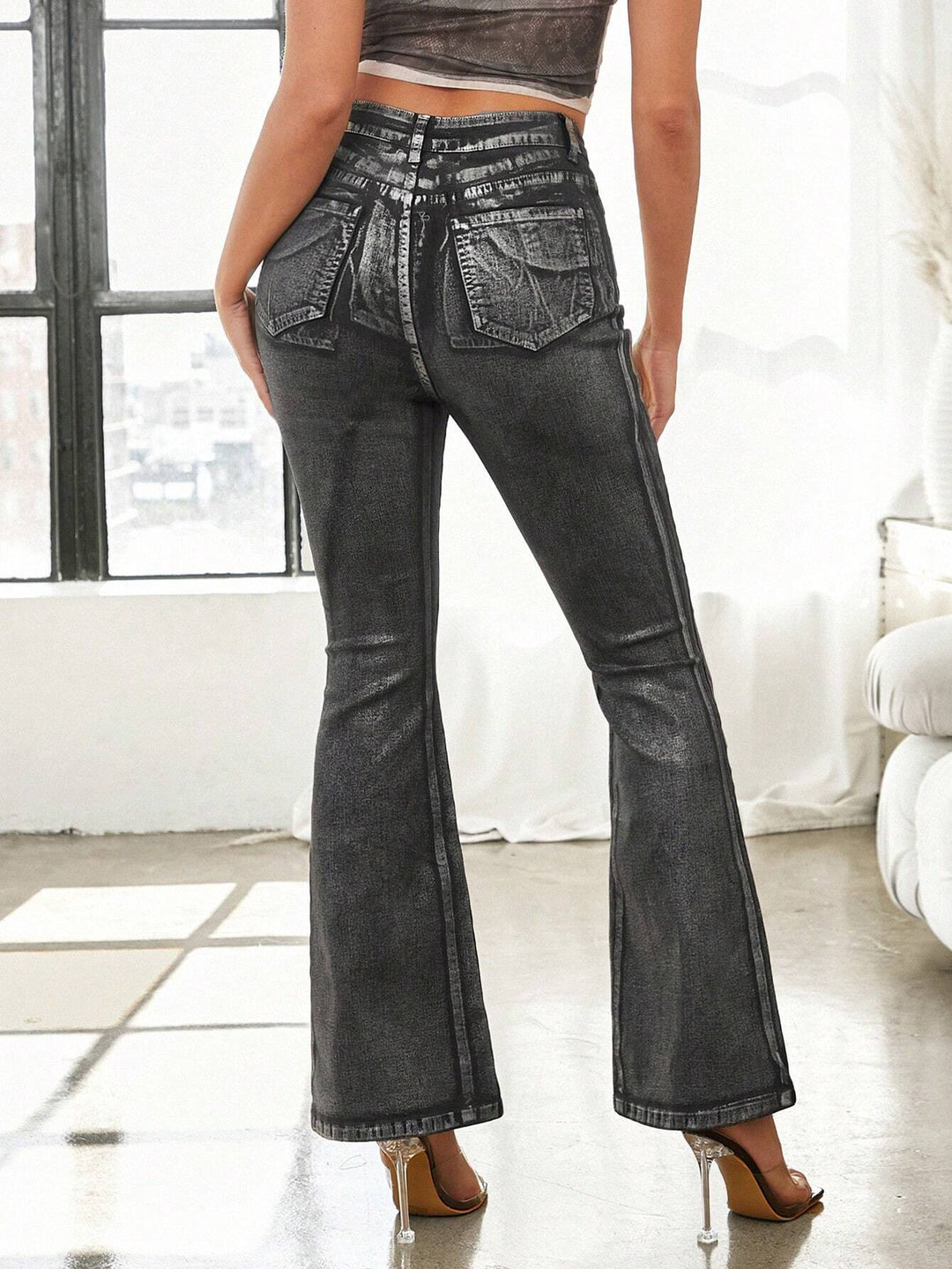 Jeans SHEIN, gri
