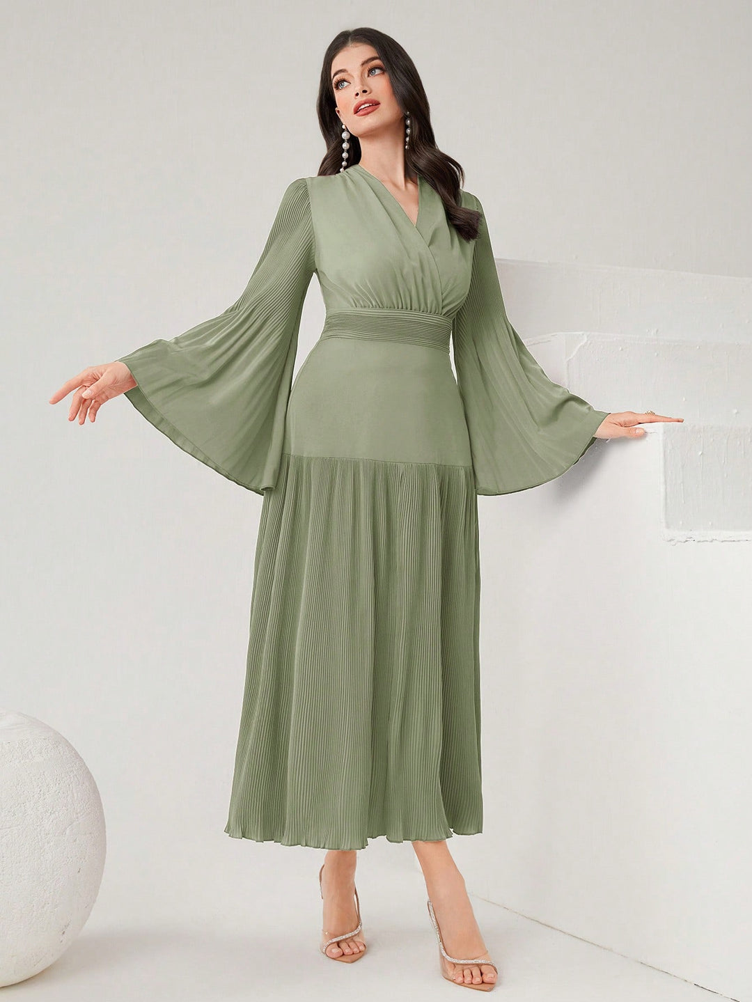 Rochie SHEIN, verde