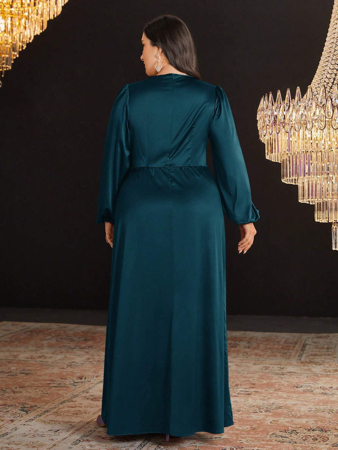 Rochie maxi SHEIN, albastru
