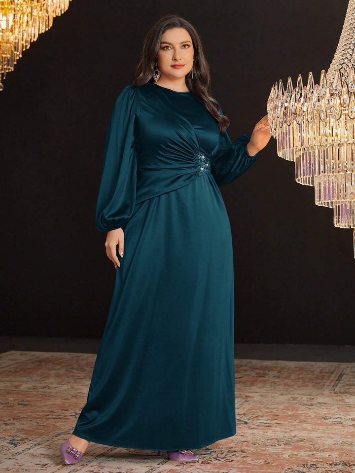 Rochie maxi SHEIN, albastru