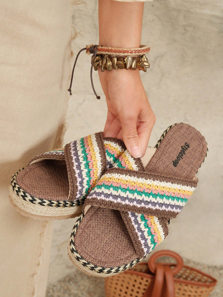 Sandale SHEIN, maro