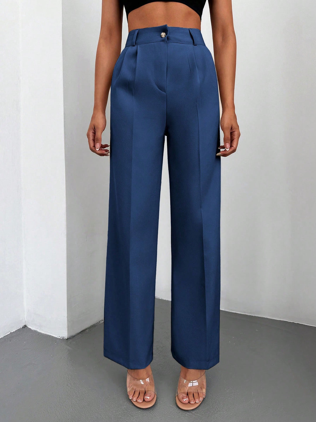 Pantalon SHEIN, albastru