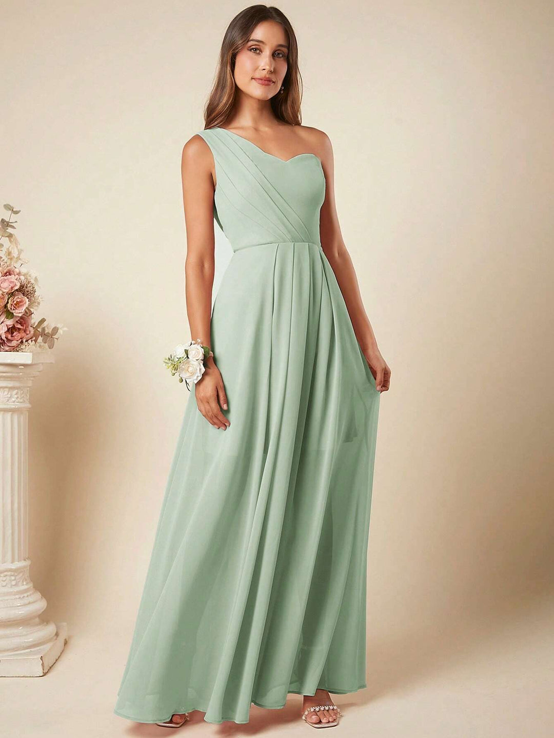 Rochie maxi SHEIN, verde
