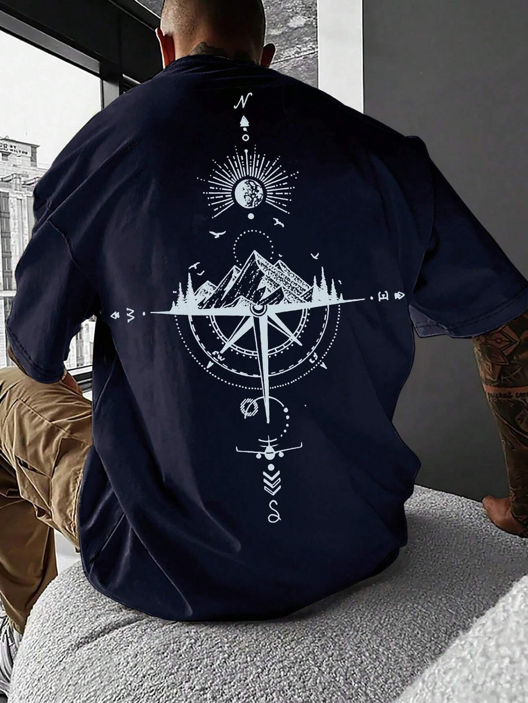 Tricou SHEIN, albastru