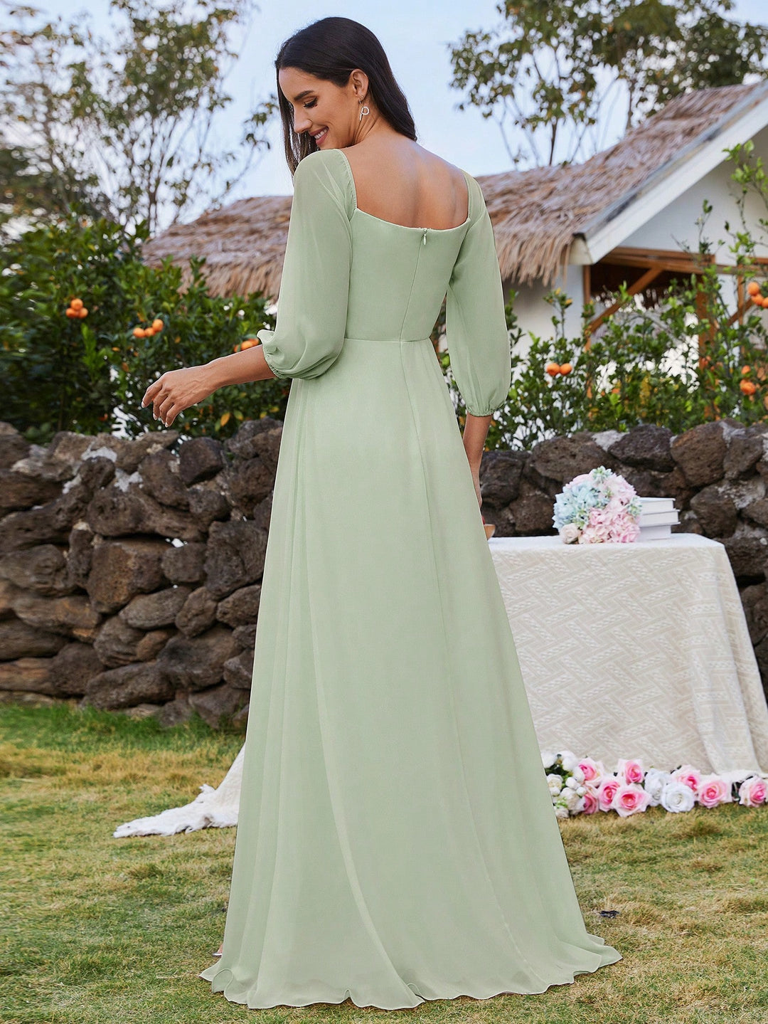 Rochie SHEIN, verde