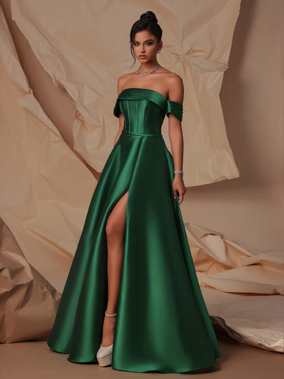 Rochie SHEIN, verde