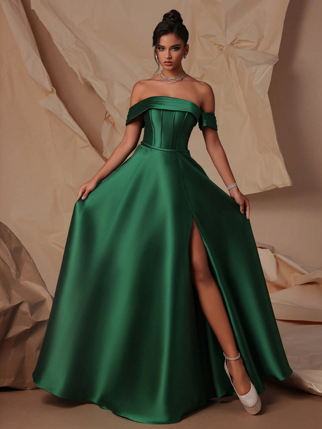 Rochie SHEIN, verde