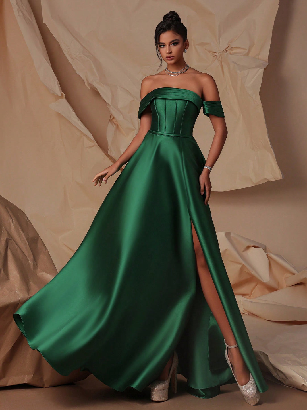 Rochie SHEIN, verde