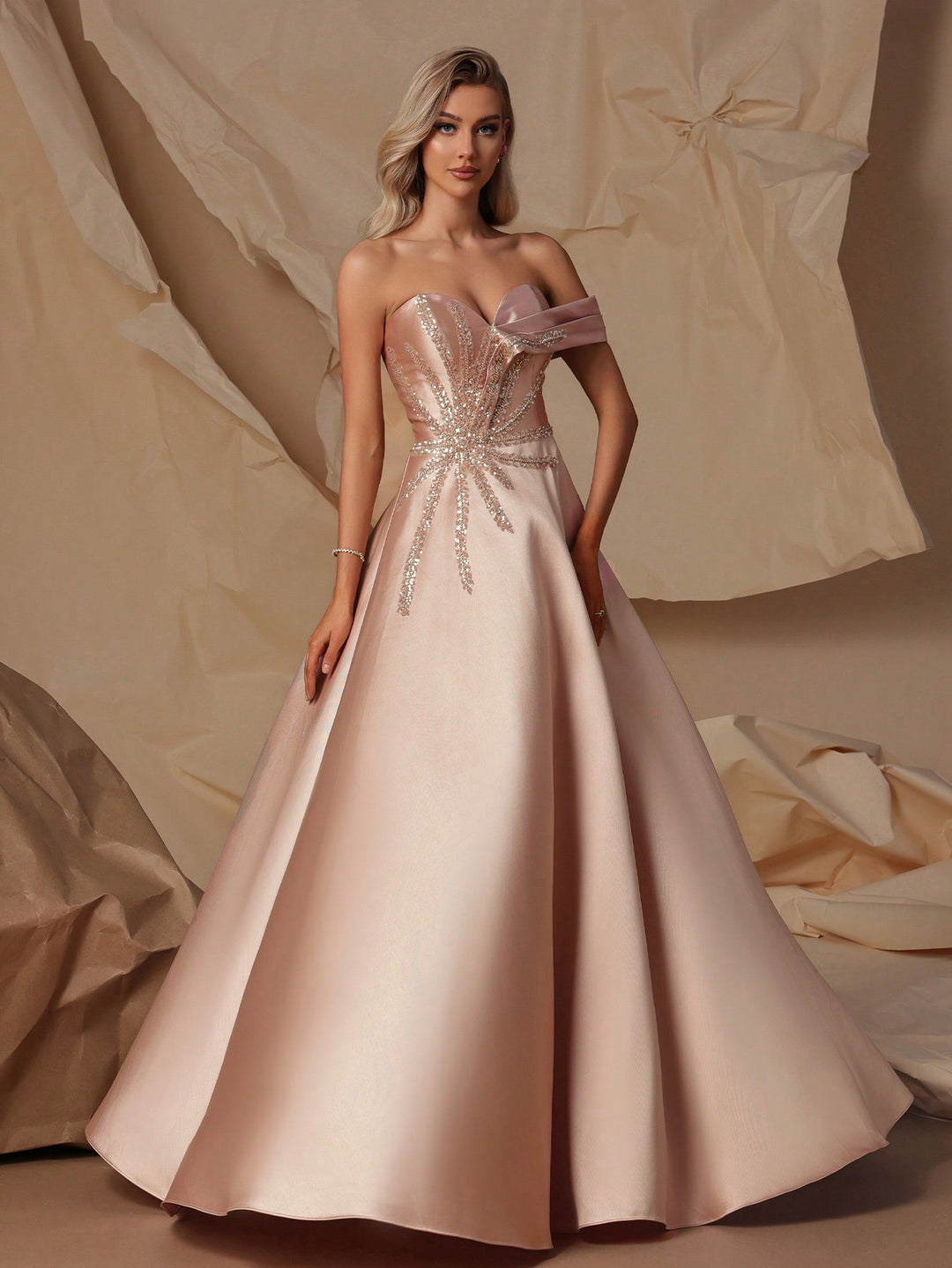 Rochie SHEIN, auriu