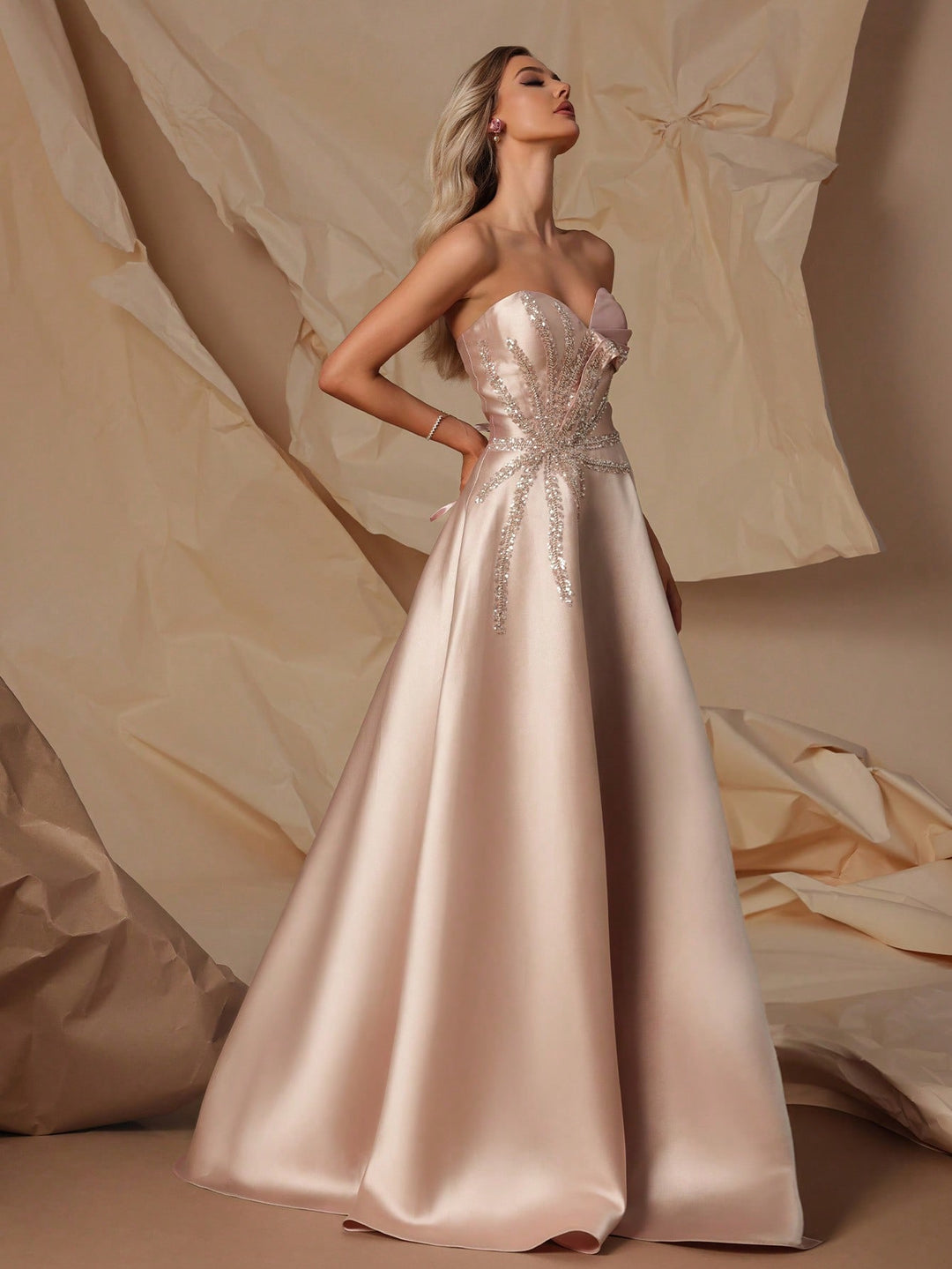 Rochie SHEIN, auriu