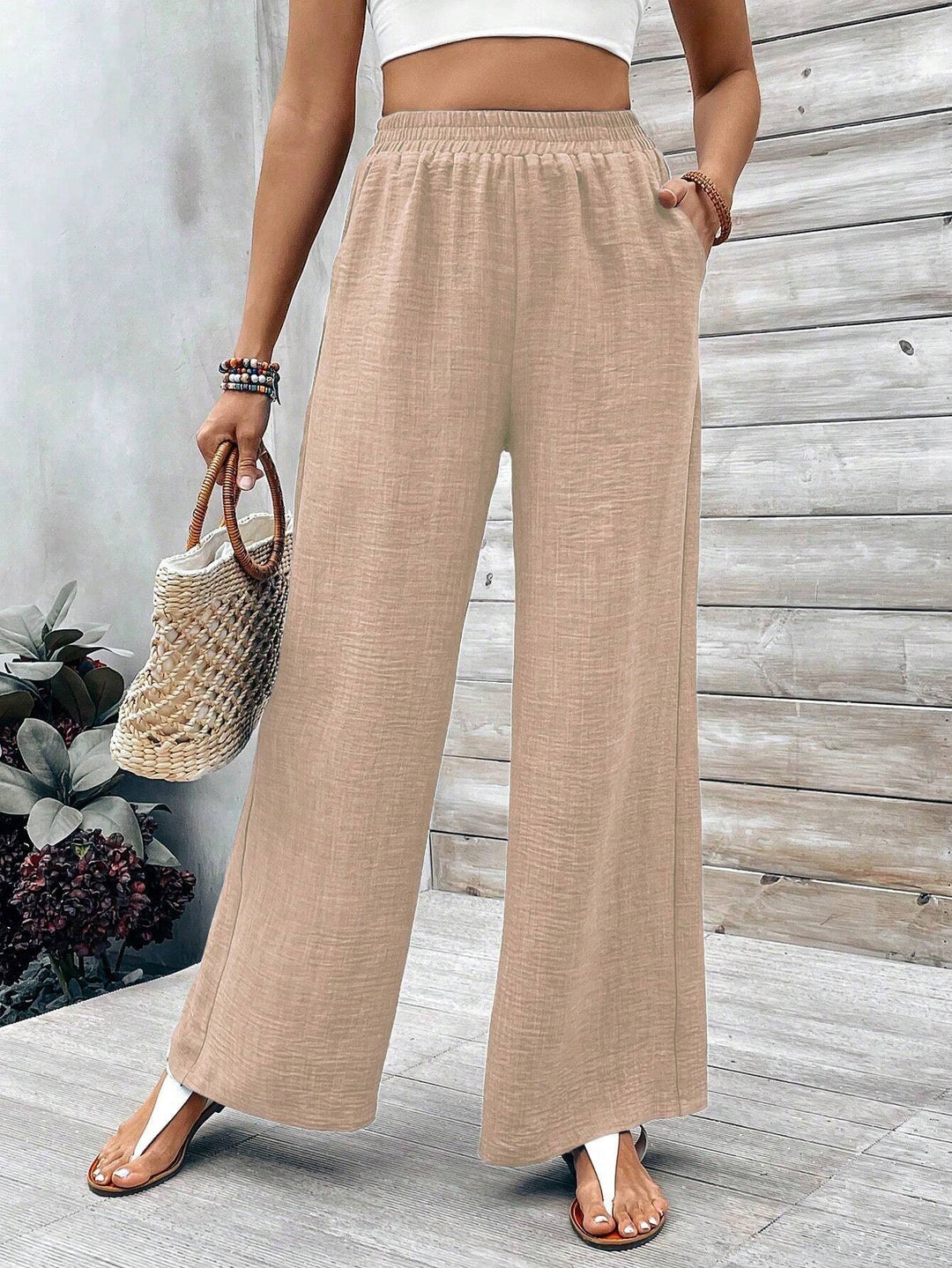 Pantaloni SHEIN, bej