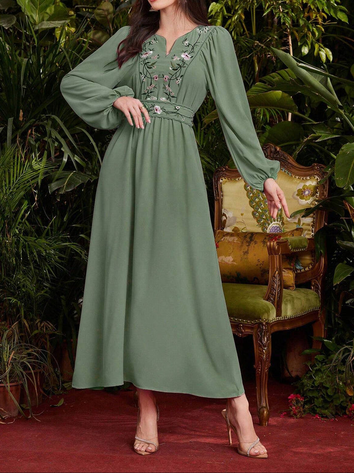 Rochie midi Shein, verde