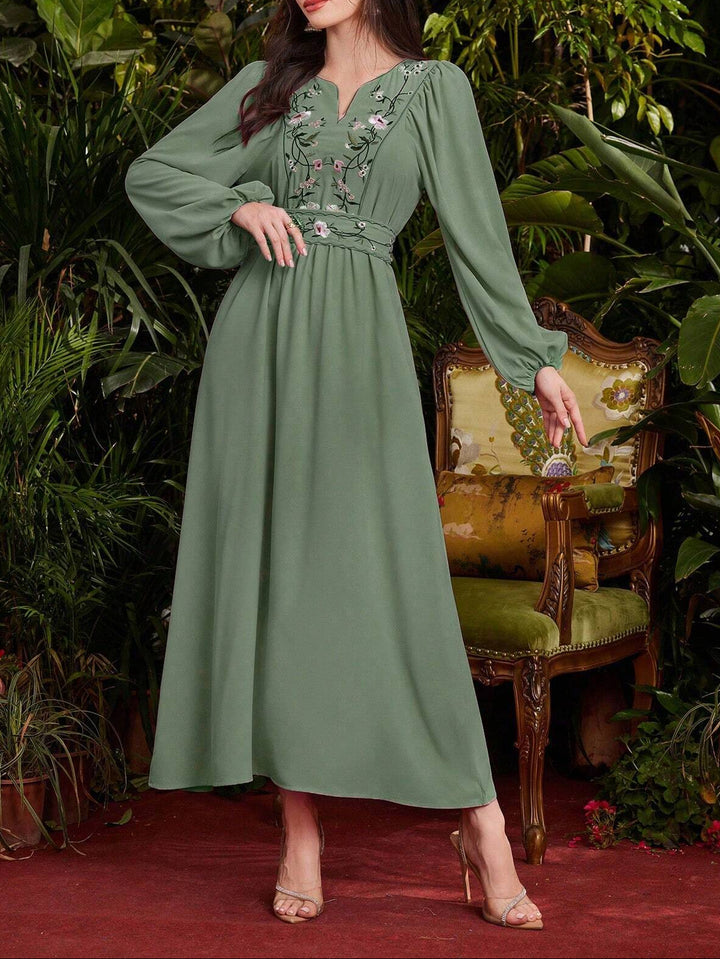 Rochie midi Shein, verde