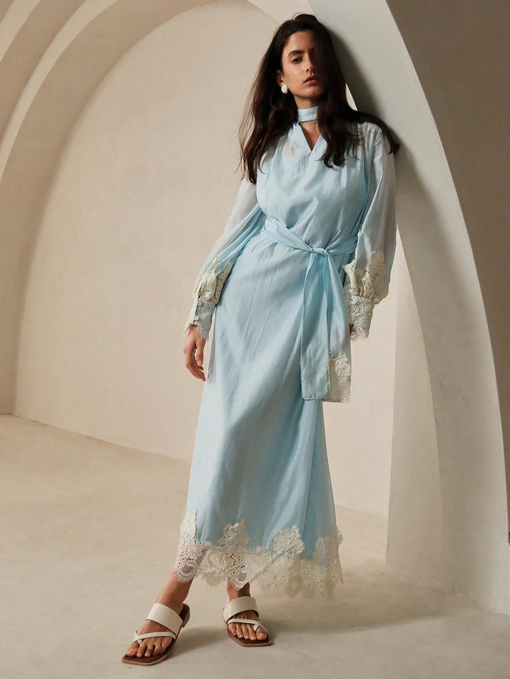 Rochie maxi SHEIN, albastru
