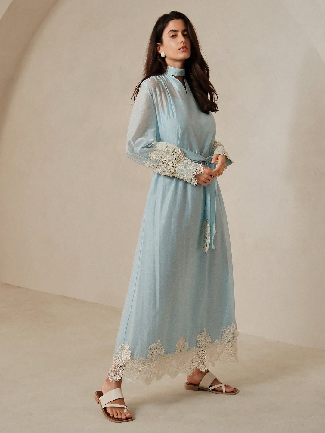 Rochie maxi SHEIN, albastru