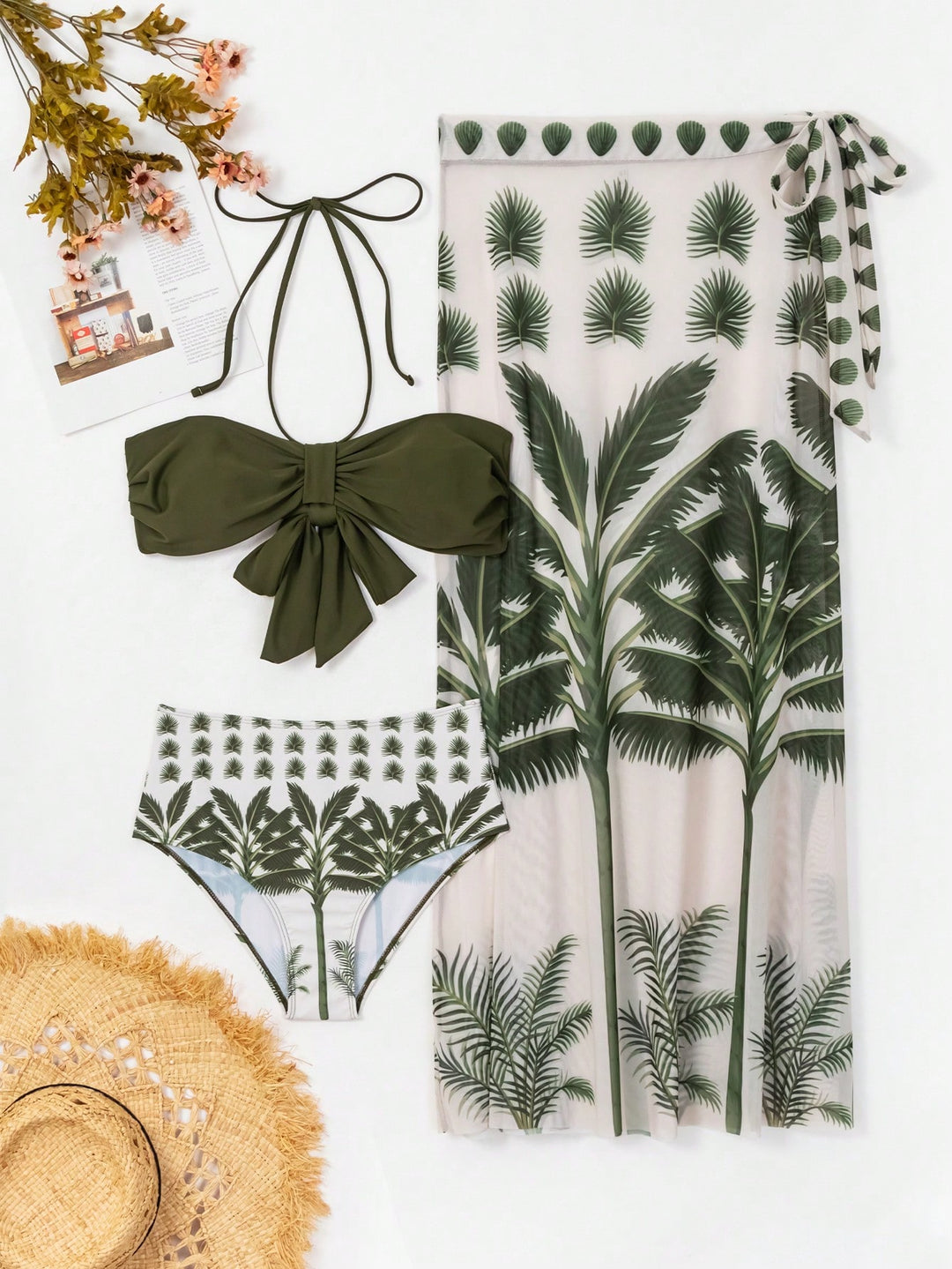 Set bikini SHEIN, mix culori
