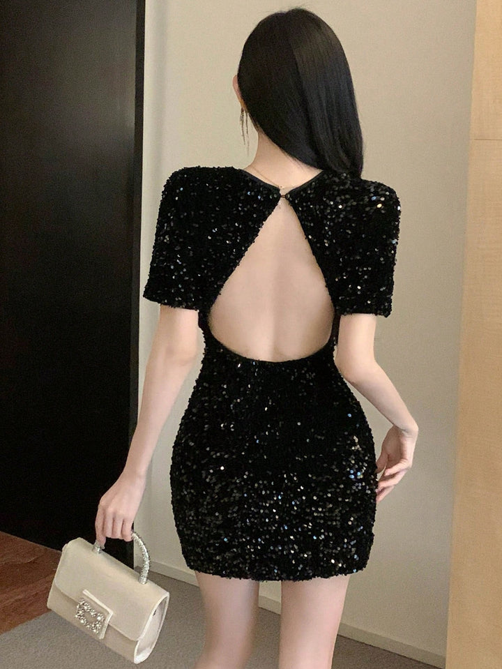 Rochie midi SHEIN, negru