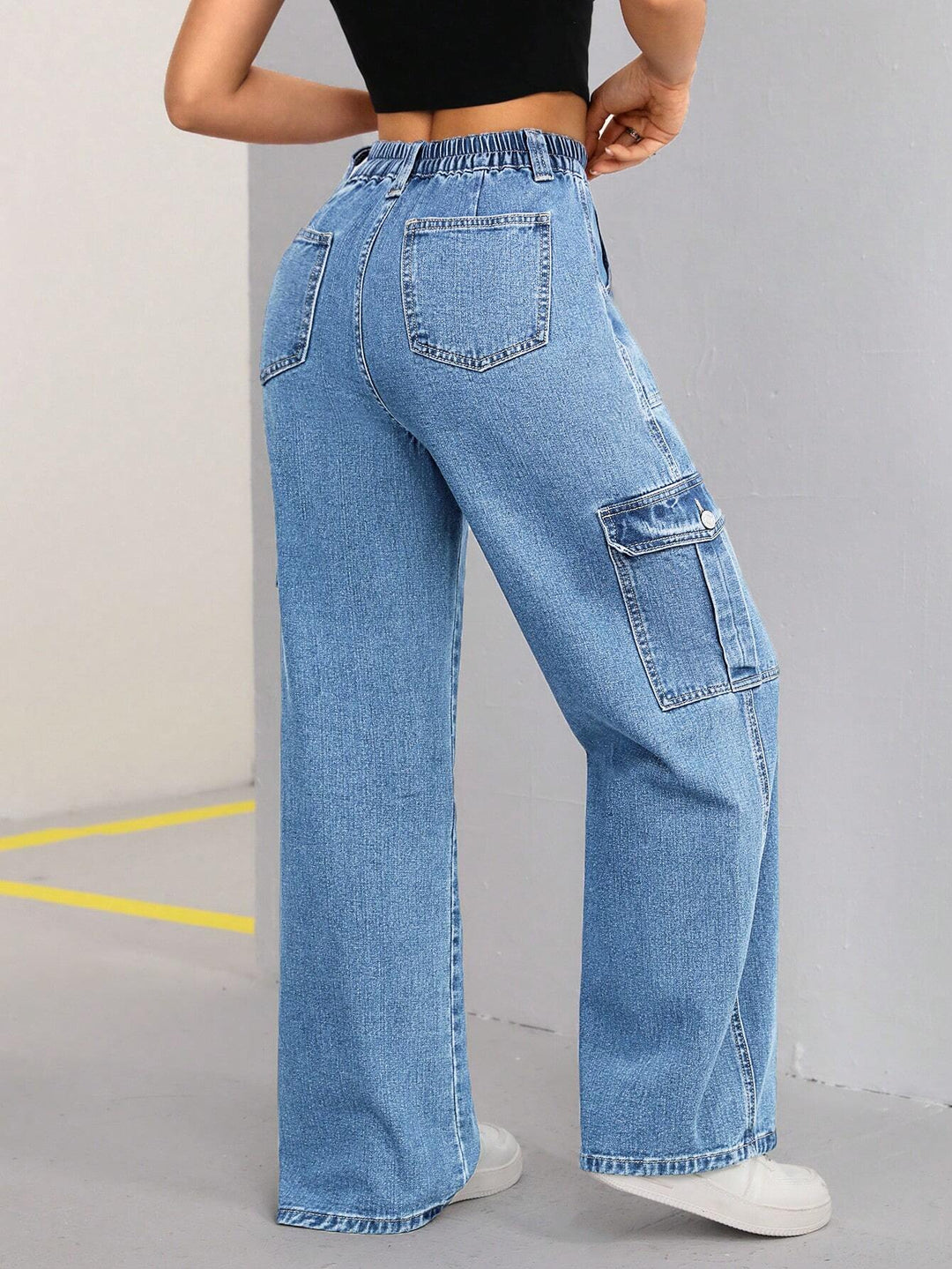 Jeans SHEIN, albastru