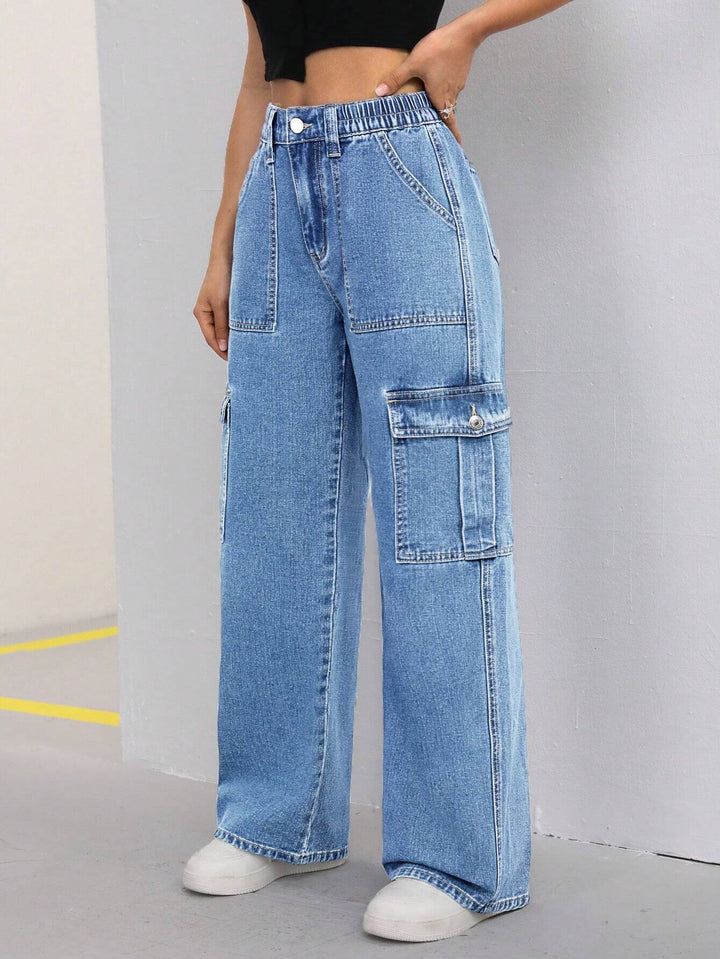 Jeans SHEIN, albastru