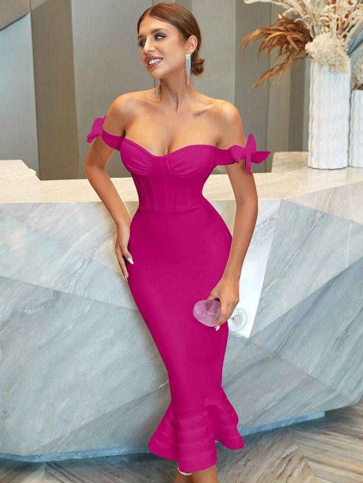 Rochie maxi SHEIN, roz