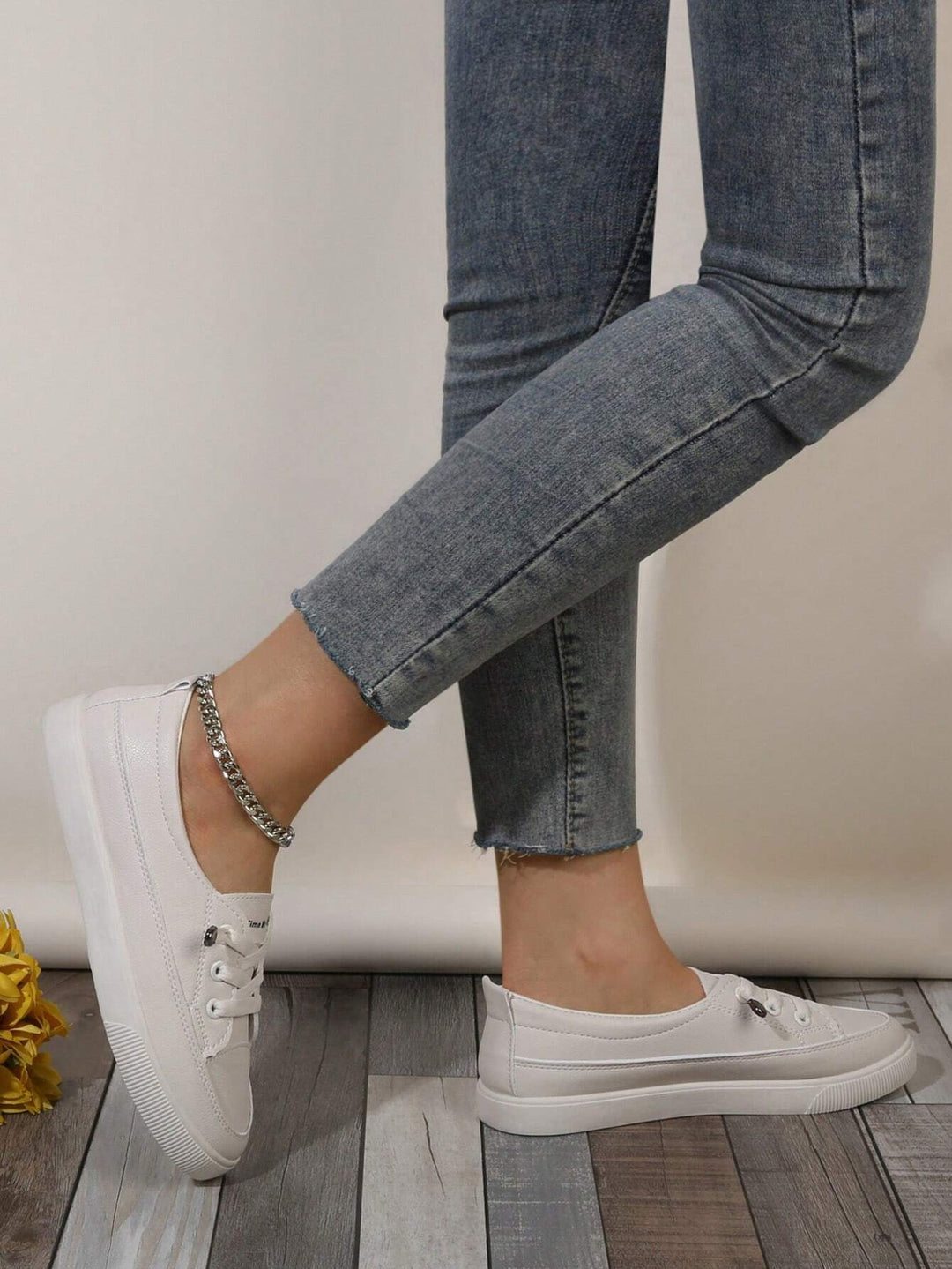 Pantofi sport SHEIN, bej