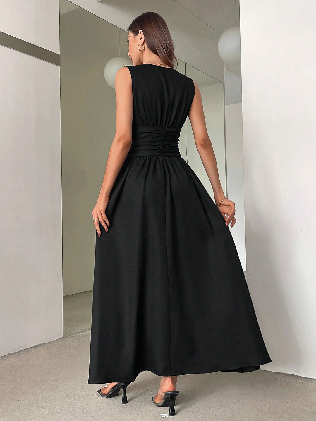 Rochie maxi SHEIN, negru