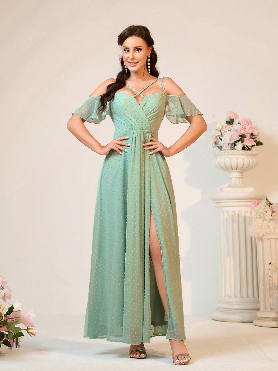 Rochie SHEIN, verde