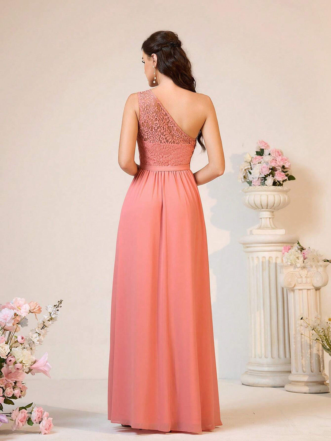 SHEIN maxi ruha, rózsaszín