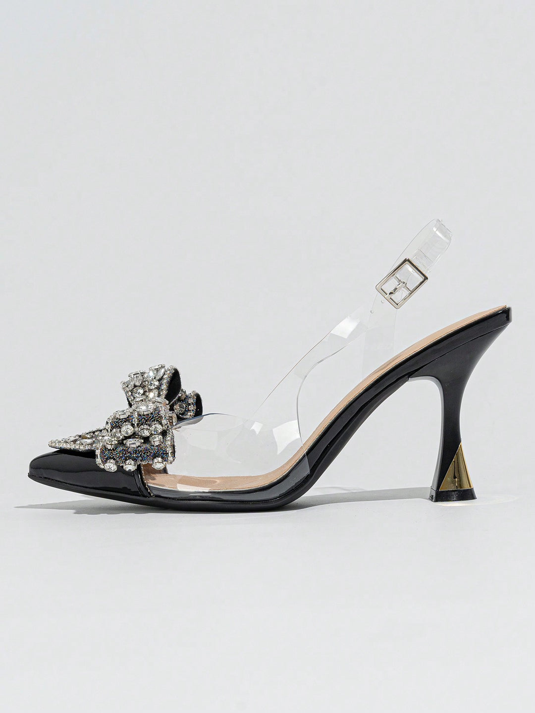 Pantofi cu toc SHEIN, negru