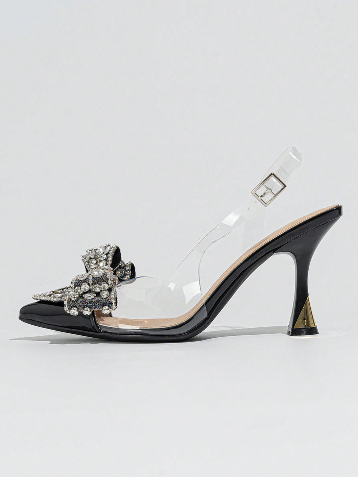 Pantofi cu toc SHEIN, negru