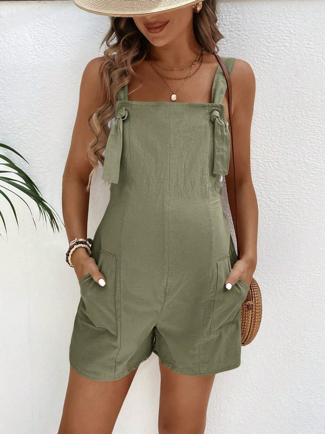 SHEIN rövid playsuit, zöld